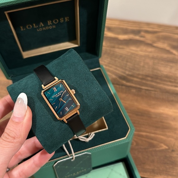 Lola Rose Malachite Textured Watch - Picture 5 of 9